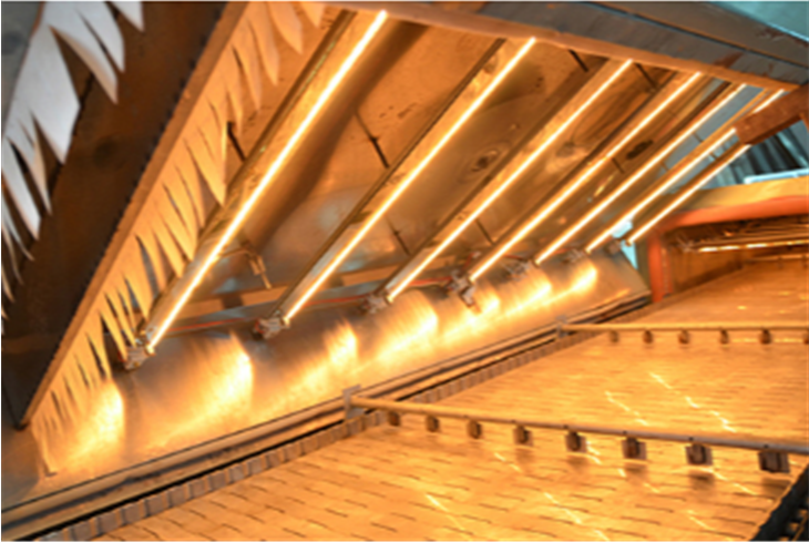 deck oven halogen heating bulb