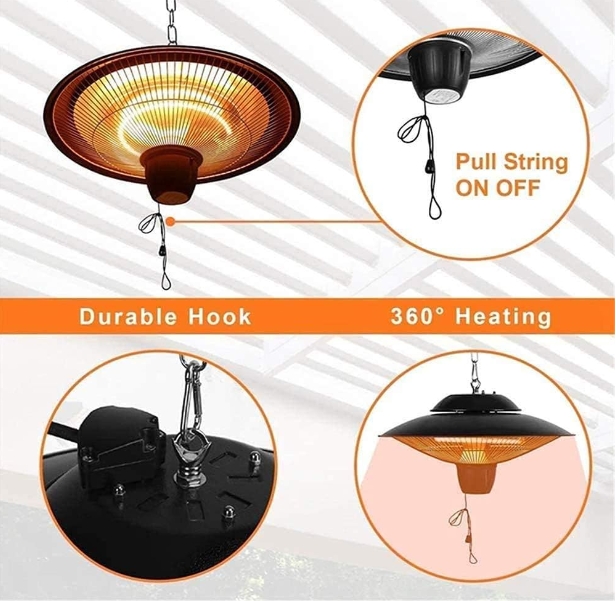 IP55 infrared patio heater